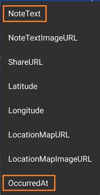 ingredients list